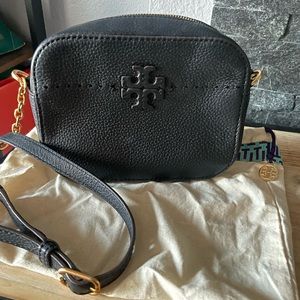 SOLD!! Tory Burch McGraw Leather Camera Bag